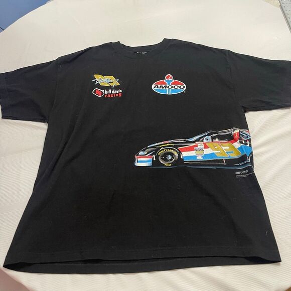 Amoco Racing VTG Dave Blaney #93 Black T-Shirt Size XXL - Picture 1 of 7
